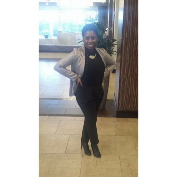 H&M Silver Metallic Blazer - Picture 2 of 2